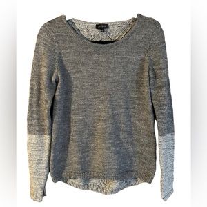 Women’s The Limited Grey Sweater with Back Detail, Size Small